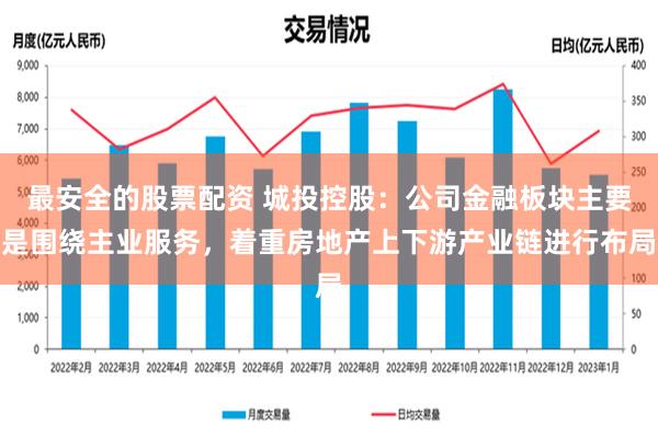 最安全的股票配资 城投控股：公司金融板块主要是围绕主业服务，着重房地产上下游产业链进行布局