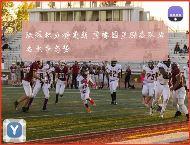 欧冠积分榜更新 雪缘园呈现各队排名竞争态势