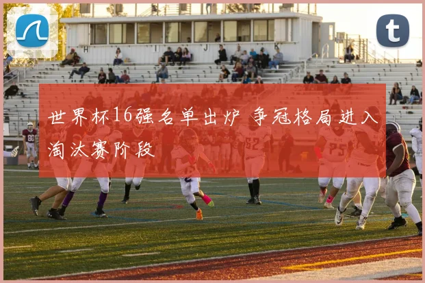 世界杯16强名单出炉 争冠格局进入淘汰赛阶段