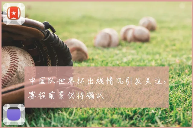 中国队世界杯出线情况引发关注，赛程前景仍待确认